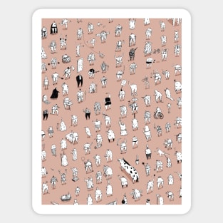 A Thousand Mates in Fancy Dress Sticker